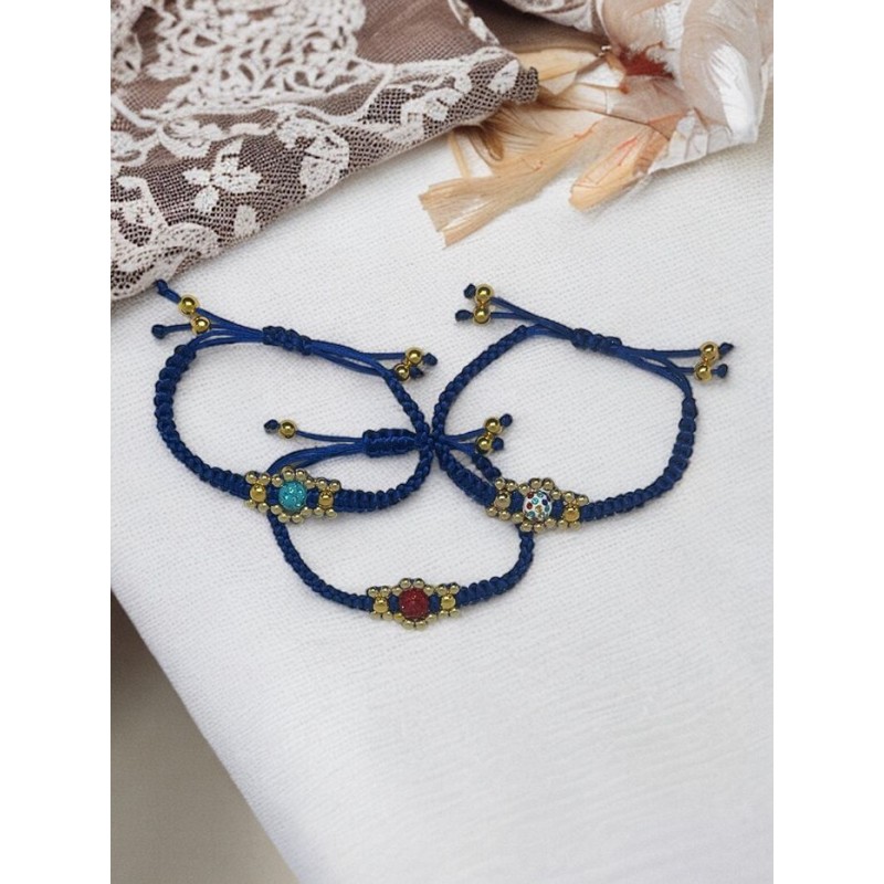 Armband: Smaragd